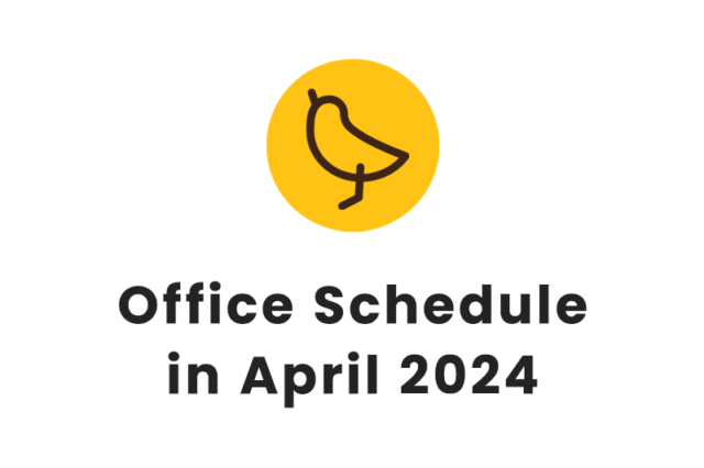 Office Schedule in April 2024