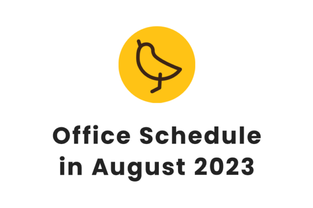 Office Schedule in August 2023