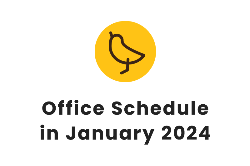 Office Schedule in January 2024