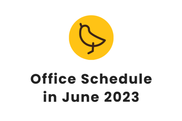 Office Schedule in June 2023