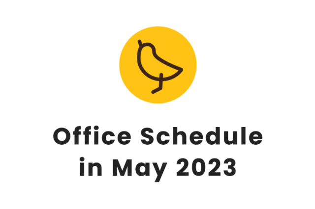 Office Schedule in May 2023