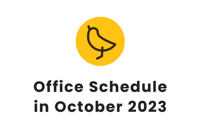Office Schedule in October 2023
