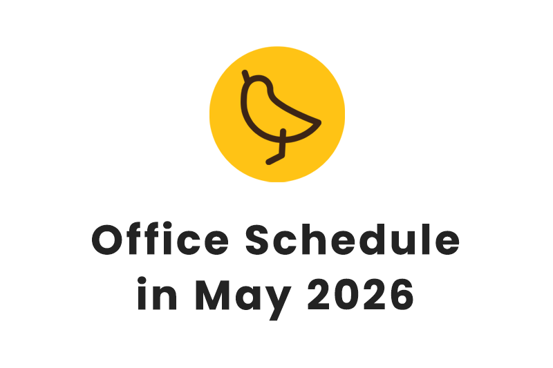 Office Schedule in May 2026